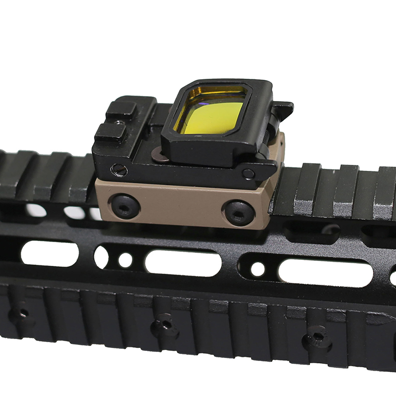Tactical RMT Flip Red Dot Pistol Sight Holographic Reflex BLACK